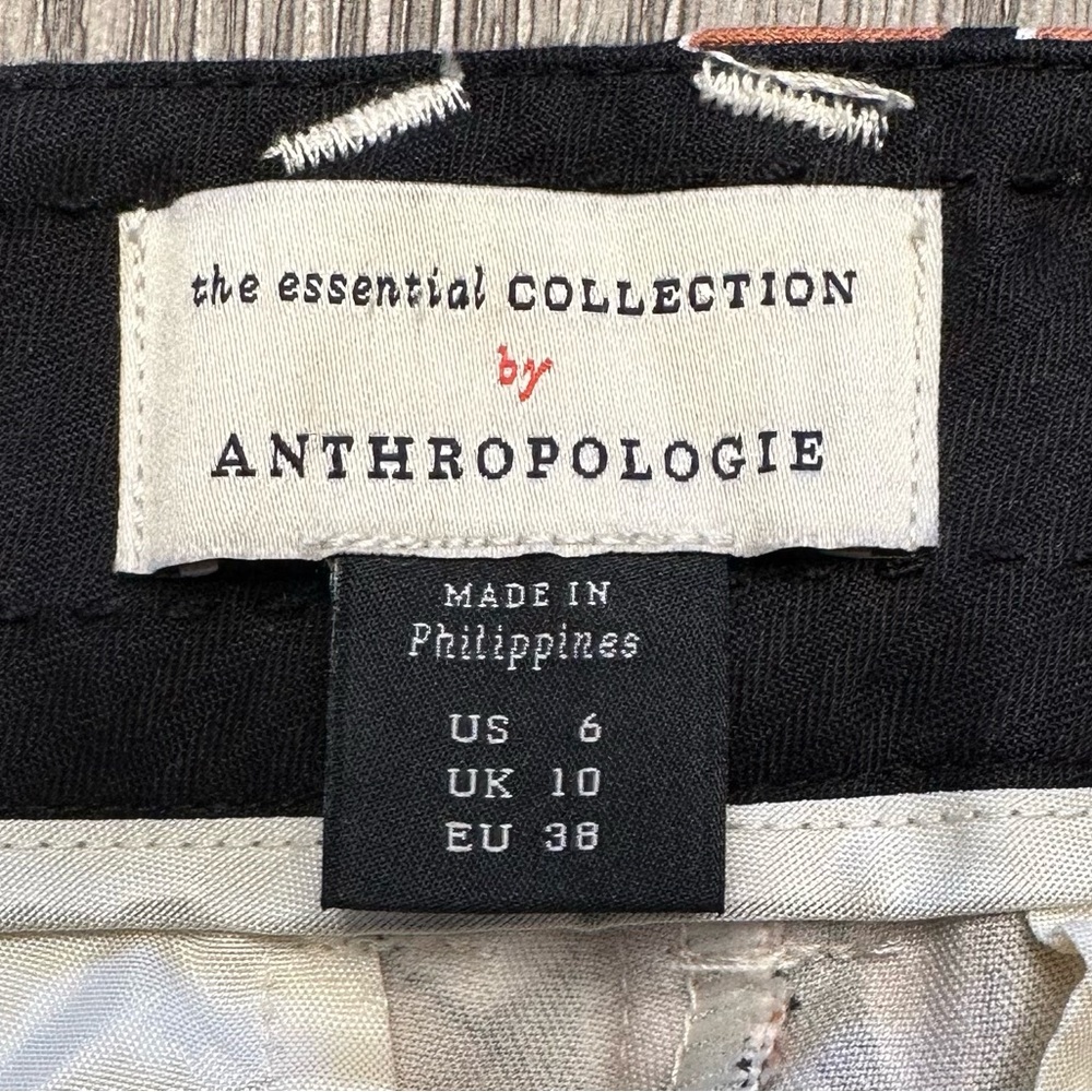 Anthropologie The Essential Collection Print Pants – Size 6 - Picture 5 of 8